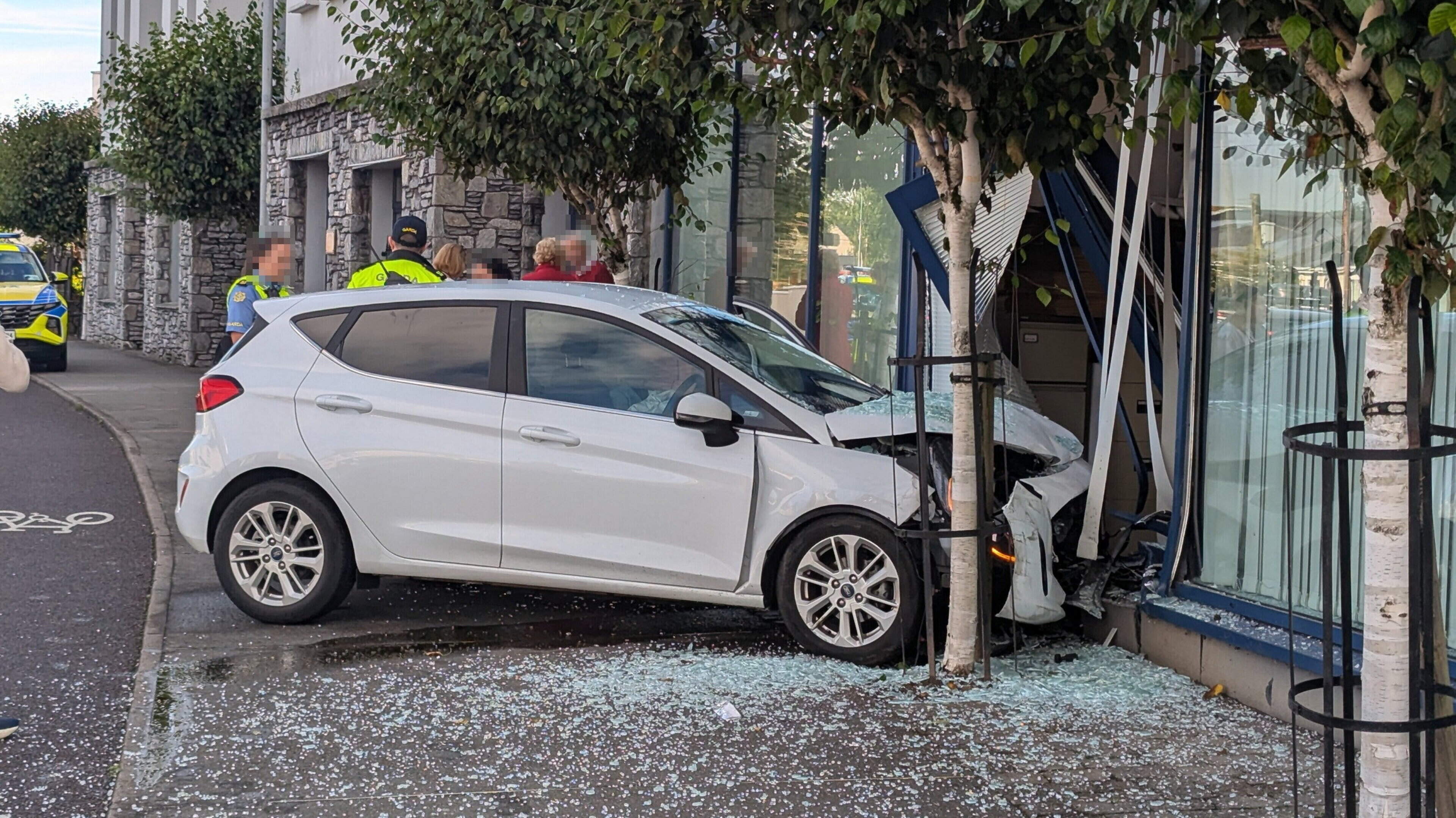 Car smashes through window of local business in Tralee